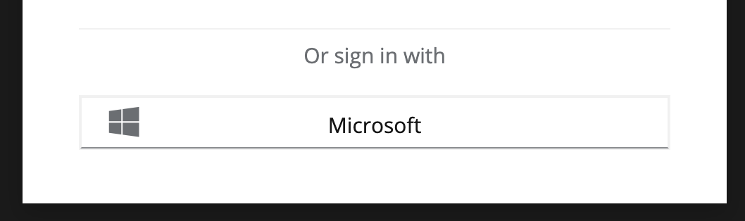 Microsoft Login Page